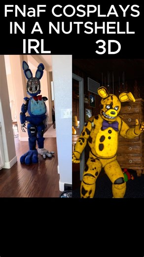 FNaF Cosplays In A Nutshell - IRL VS 3D