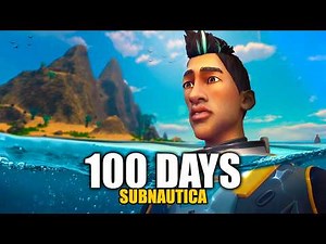 I Played 100 Days of Subnautica