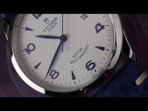 Tudor 1926 Opaline and Blue Dial 39mm, A stunning honeycomb dial!