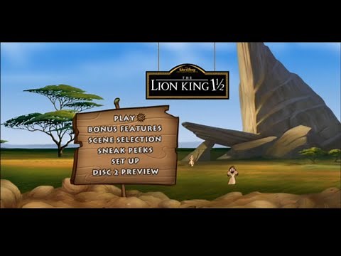 The Lion King 1½ (2004) - Dvd Menu Walkthrough