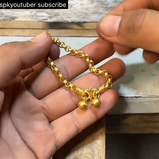 Make Your Own 24K GOLD Custom Bracelet Today? #spkyoutuber #jewellery