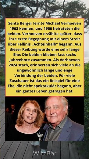 Senta Berger und Michael Verhoeven – zusammen alt geworden