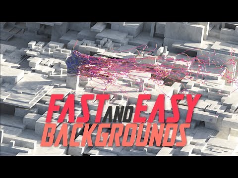Build FAST and EASY Backgrounds with Mograph Fields in Cinema 4D