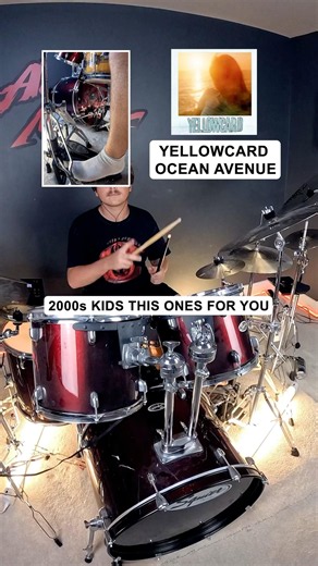 Ocean Avenue by Yellowcard #drums #creativdrums #prodrummer #drummer #mobiledrumcover #drumcover
