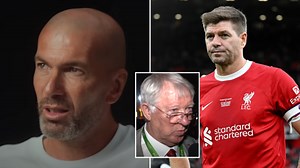 Zinedine Zidane makes feelings clear on Sir Alex Ferguson saying Steven Gerrard was never a 'top, top player'