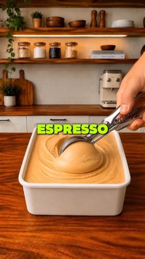 Day 22 | making Premium espresso vanilla ice cream with rich creamy texture.#IceCream #healthy #usa