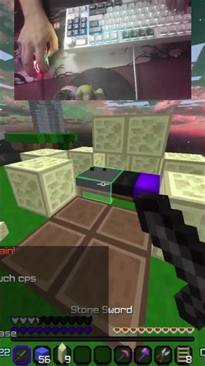 Fireball is actually broken in bedwars #minecraft #bedwars #shorts