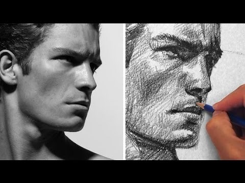 How To Draw a Male Face