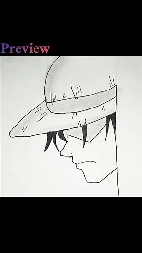 How to Draw Monkey D. Luffy (Easy Step-by-Step) | One Piece Anime Drawing Tutorial