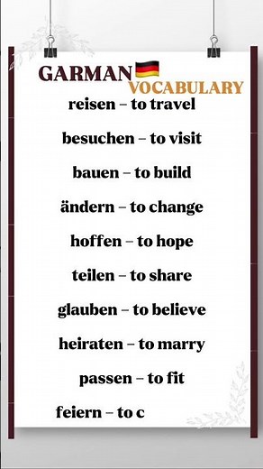 Learn German Easily with Fun for [A2-B1] level Verb #germanforbeginners #verb