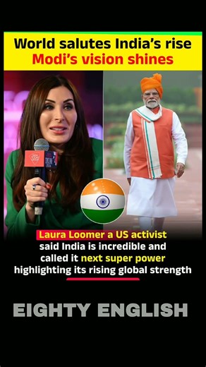 World salutes India's rise Modi's vision shines