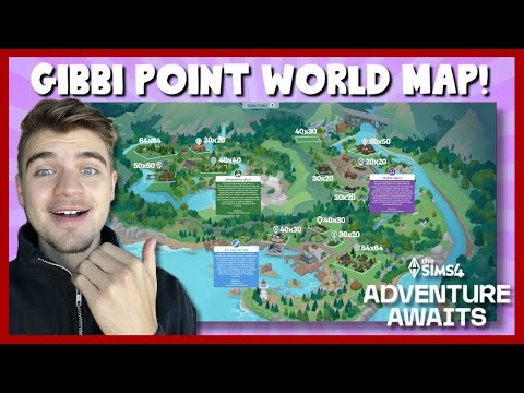GIBBI POINT WORLD MAP! 🛶 - Sims 4