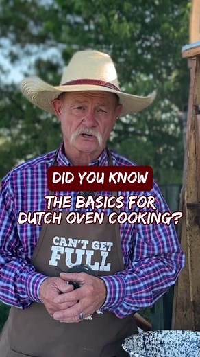 Have you always wanted to try Dutch oven cooking and been too intimidated to start? Well, you’ve come to the right place. After our watching our tips, you'll be ready to start your dutch oven cooking journey! 🤠 For starting out, my recommendations are: 1️⃣ 12″ shallow dutch oven 2️⃣ 12″ deep dutch oven Between the two of them, you can cook just about anything you want to and they do not weigh much. Find them linked on my amazon storefront! #cowboykentrollins #outdoorcooking #dutchoven #dutchove
