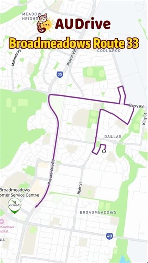VicRoads Broadmeadows Driving Test Route #33 - Animated Guide | AuDrive