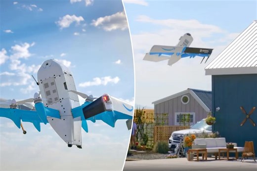 Amazon delivery drone smashes into apartment building, goes up in smoke weeks after collisions halted program: ‘Man down’