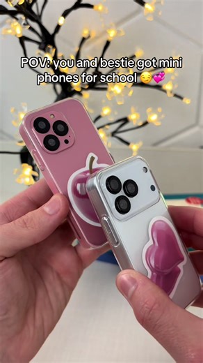 POV: you and bestie got mini phones for school 😏💞 Link in bio! #miniphone #phone #bestie