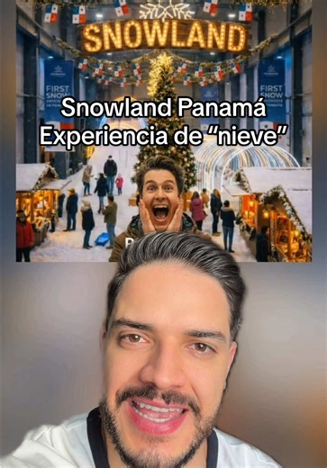 Snowland Panamá 🇵🇦 la primera experiencia de nieve ⛄️❄️😂 | Panama