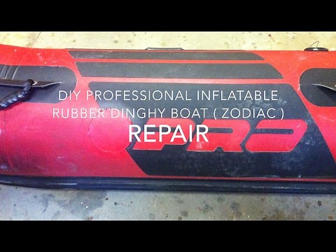 DIY Professional Inflatable Rubber Dinghy Tender Boat ( Zodiac ) Repair