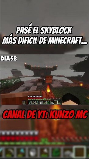 ¡Sobreviví 100 días en Minecraft Skyblock y esto pasó!