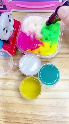 Satisfying ASMR – Full Colour Slime, White Slime, Teal Slime & Yellow Slime | ASMR Video