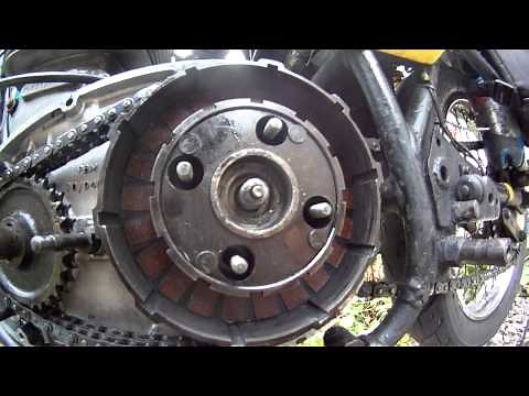 BSA B40 B25 B44 B50 3 hour clutch repair and replacement, roadside Pt4