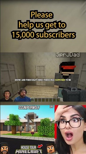 Quick House Tour Hidden Secrets Revealed- @SSSniperWolf HOUSE TOUR IN MINECRAFT EP5! New 2025