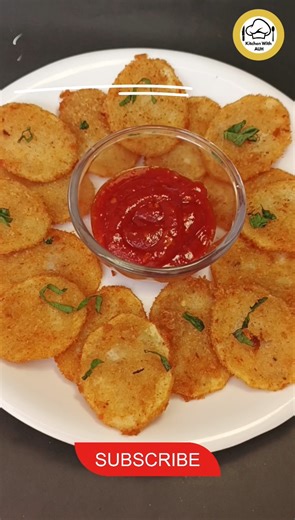 Potato Chips Recipe ||Snacks time recipe #food #desifood #shorts