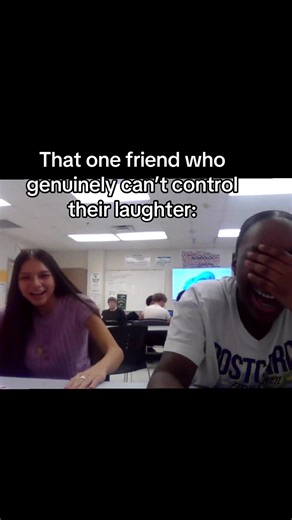 The Friend Who Can't Stop Laughing