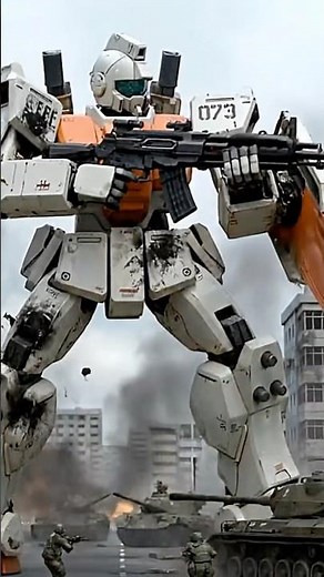 ㊗️25万回再生【リアル戦闘映像】【陸戦型ジム】Mobile suits RGM-79[G] battle in an urban area #機動戦士ガンダム