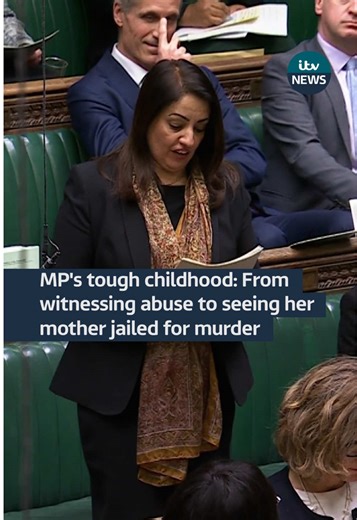 MP Naz Shah has spoken about her extraordinary life after releasing a new book. The Bradford West MP grew up in an abusive household, was forced into marriage as a teenager and saw her mum jailed for murder before being elected. She has written a new book, called Honoured, about her life. #itvnews