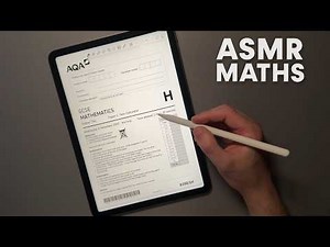 [ASMR] Solving a GCSE Maths Paper