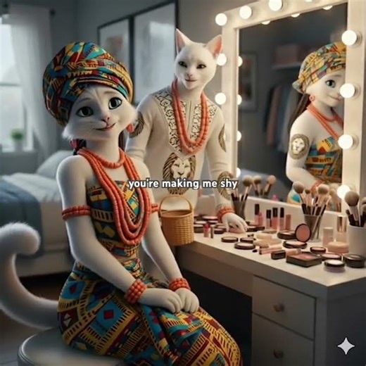 ❤️ Two cats tie the knot in a traditional wedding #trending #views #viral #ai #youtubeshorts