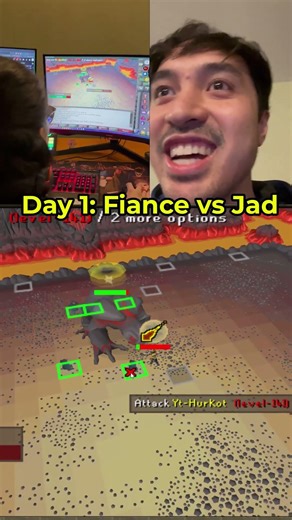 Day 1 of teaching my Fiance to beat Jad #osrs #runescape