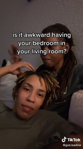 Hi, Im Goddess Adina & I’m super awkward 😂 but no seriously, we choose OUR comfort over everything… you either get w/the program or you lose access to us 🤷🏽‍♀️ #apartmentliving #regularapartmenttour #comfortovereverything