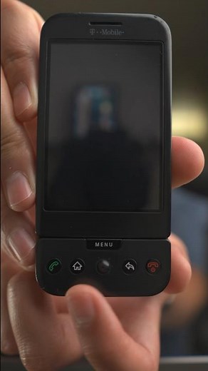 The Very First Android Phone (HTC G1/Dream) #android #iphone