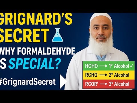 * **Master Grignard Reactivity: From Formaldehyde to Ketones (1°,2°,3° Alcohol)@Chemistry WALLAH 120