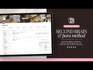 🧠 the SECOND BRAIN you’ll actually use 🌿 (clean, simple & functional)