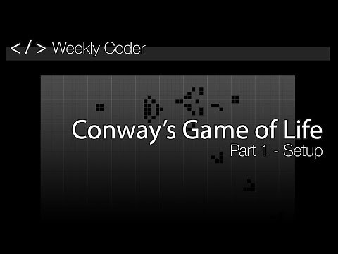 How to make Conway's Game of Life in Unity - Part 1 - Setup c# tutorial