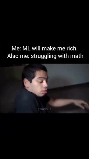 ML Pays Well… But the Math Hits Hard! 🤯 | Funny AI Meme #Shorts