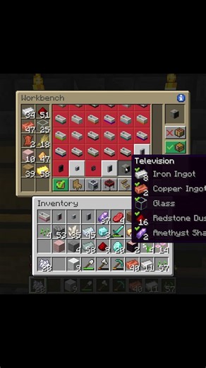 HOW TO BUILD A TELEVISION IN MINECRAFT #minecraft #MRCRAYFISH #tutorial