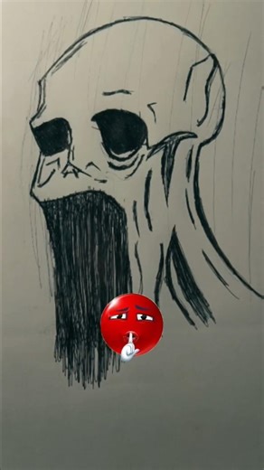 Drawing My Nightmares 😱 | Horror Sketch ​#DarkArt #HorrorSketch #CreepyDrawing #shortsfeed