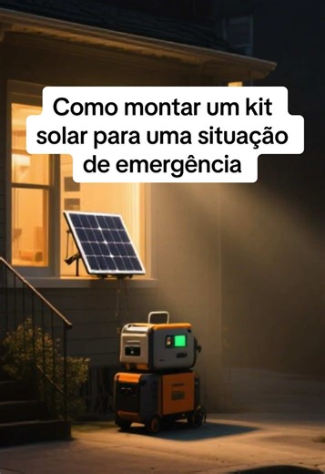 Montando um Kit Solar para Emergências