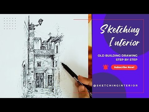 Drawing Old Buildings: Architectural Sketching Tutorial | SketchingInteriors by F&M