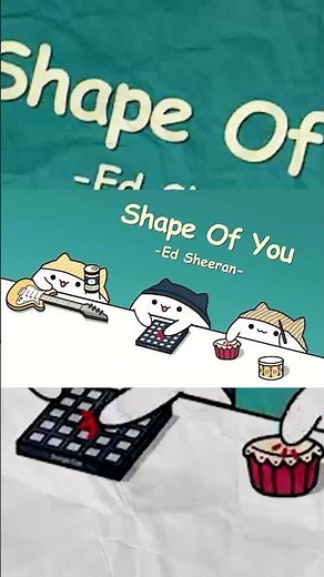 Ed Sheeran - Shape of You (cover by Bongo Cat) 🎧
