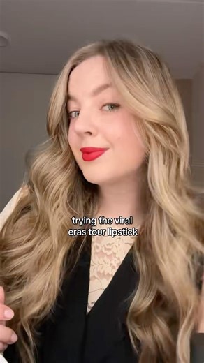 Viral Eras Tour Lipstick TRY-ON! Mac Locked Kiss ‘Ruby True’ on Fair Skin!❤️