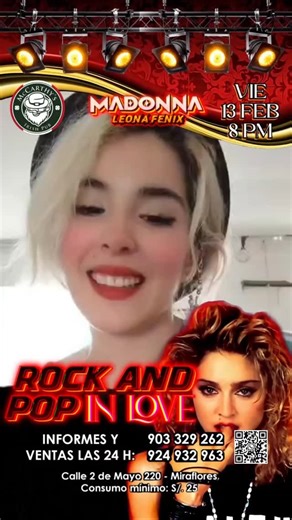 AyM Publicidad y Eventos on Instagram: "ROCK AND POP IN LOVE 🎸🎹❤️‍🔥 Disfruta de una gran noche previos a San Valentín con los mejores tributos, desde "Yo Soy" 🎙️: 🎤 Madonna, a cargo de @leona___fenixs 🦁 🎤 Libido - Pedro Suárez-Vértiz (homenaje por su cumpleaños 🎂), a cargo de @yosoysalimvera ⚡ 🎤 Lady Gaga, a cargo de @diana_paul_artist 🪩 Además, celebraremos el "Día del Rock Peruano" 🇵🇪 cargo de la banda invitada @thehall_oficial 🤘🏻 🗓️ 13 de Febrero 🕗 8:00 pm 📍 Mc Carthy's Irish