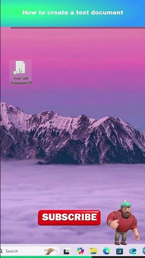 How to Create a Text Document FAST! ⏱ (Beginner Friendly)