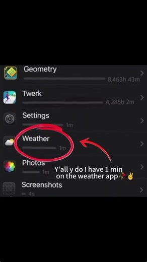 Why do I have one minute on the Weather app?🥀🥀 #meme #viral #funny #shorts ￼