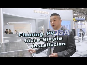 Floating Solar, Ultra-Simple Installation-SUNGROW