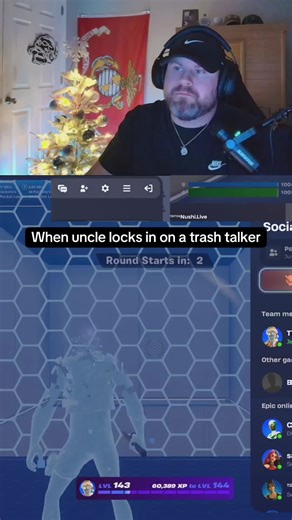 Funny Fortnite Moments: Uncle vs Trash Talker
